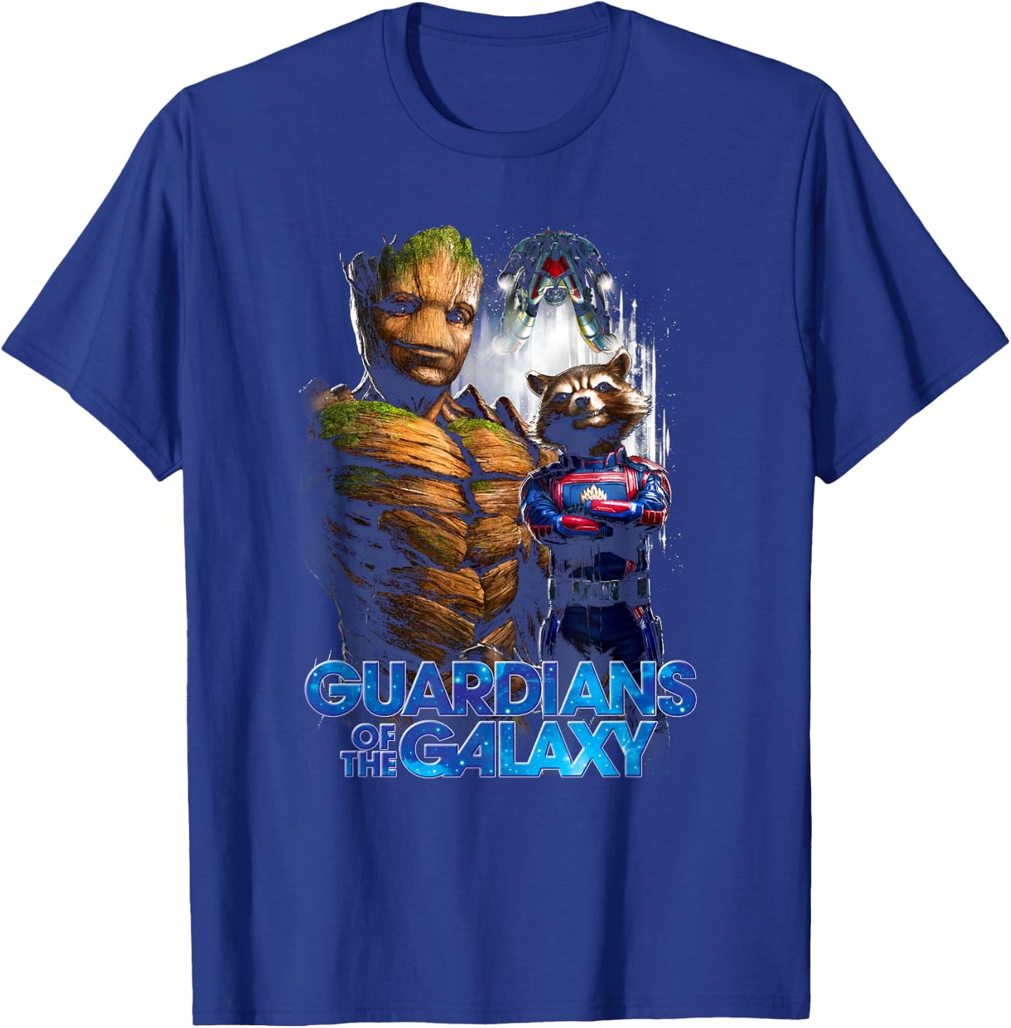 Marvel Guardians of The Galaxy Vol. 3 Rocket & Groot Oh Yeah T-Shirt - T-Shirt | Royal