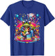 Frog Sunglasses Playing Guitar Colorful Costume Disco T-Shirt - T-Shirt | Royal