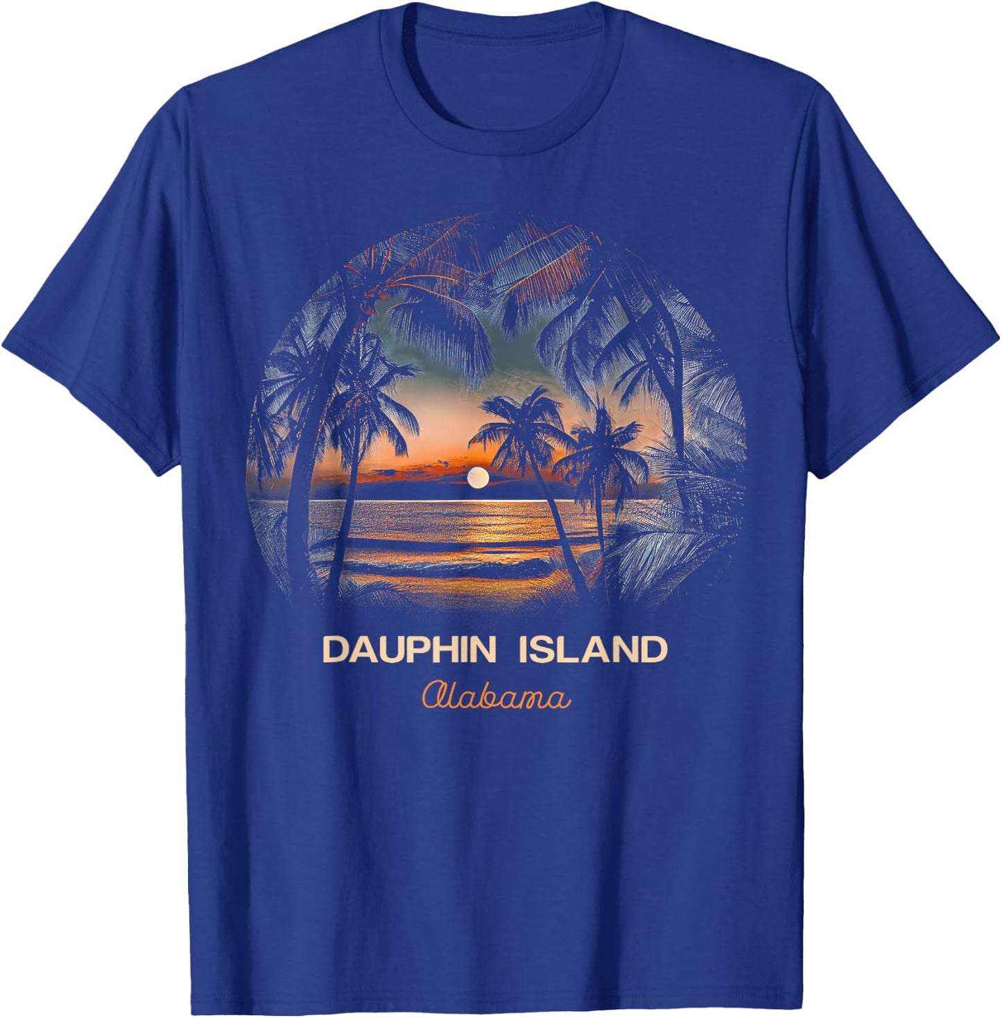 Dauphin Island Alabama T-Shirt - T-Shirt | Royal