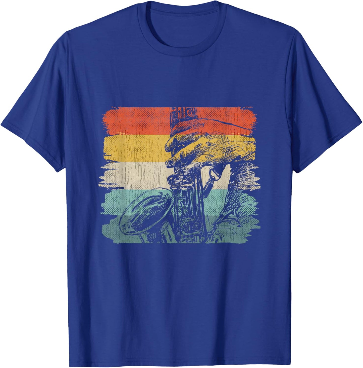 Saxophonist Jazz Musician Outfit Sax Music Player Saxophone T-Shirt - T-Shirt | Royal