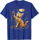 Disc Golf , & Kids Cat Disc Golfer T-Shirt - T-Shirt | Royal