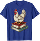 Chicken Books Back To School First Day Of School Boys Girls T-Shirt - T-Shirt | Royal