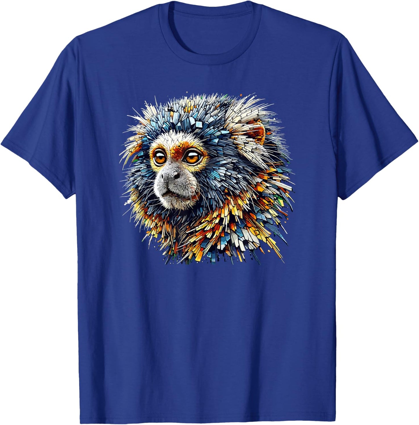 Laroli Aesthetic Art Pygmy Marmoset Marmosets -Adults Kids T-Shirt - T-Shirt | Royal