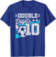 Soccer Boy Birthday 10 Year Old Double Digits 10th Birthday T-Shirt - T-Shirt | Royal
