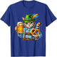 Oktoberfest Cat Beer Pretzel Costume Lederhosen T-Shirt - T-Shirt | Royal