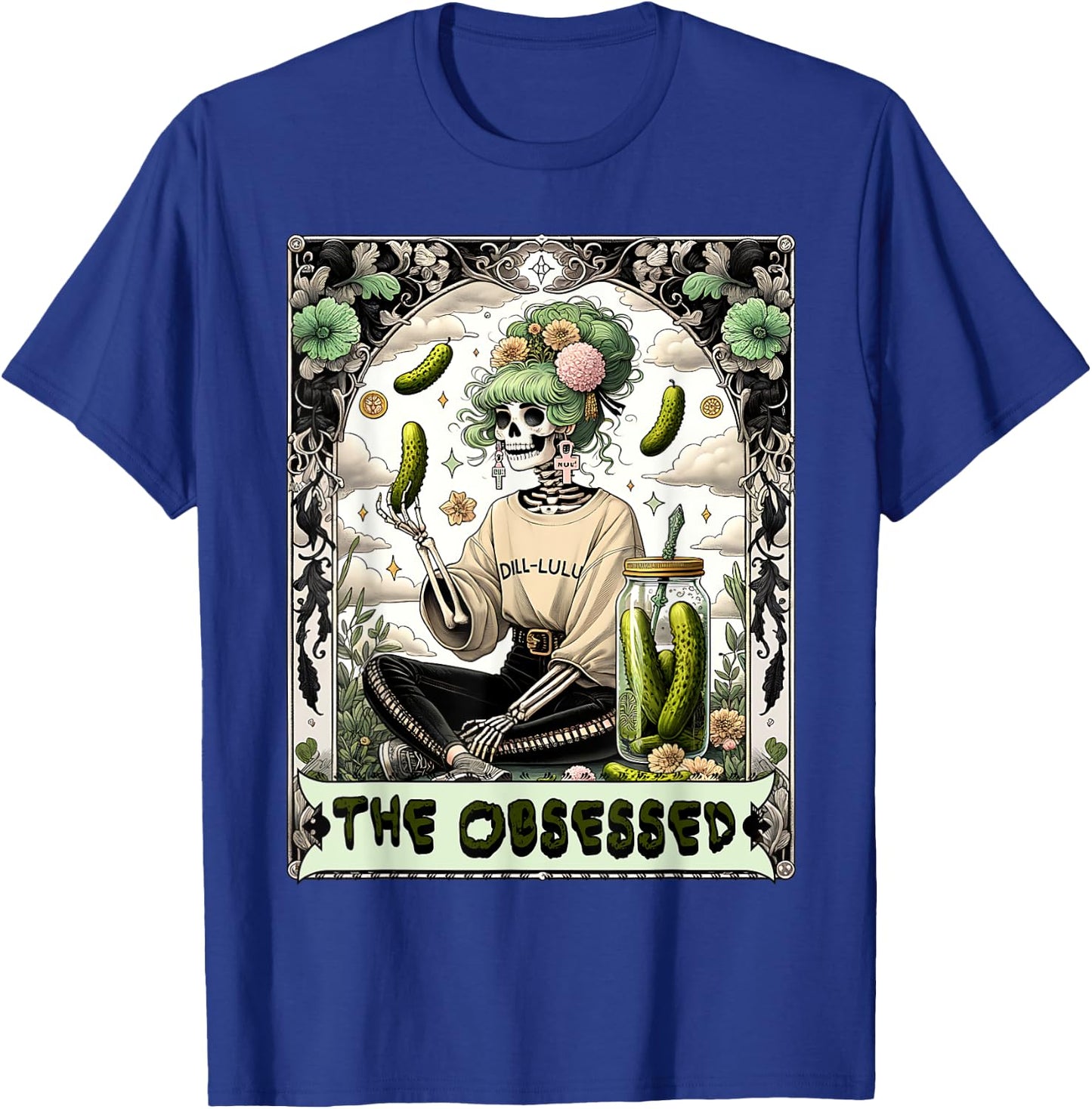 Funny Tarot Card Pickle Lover gift T-Shirt - T-Shirt | Royal