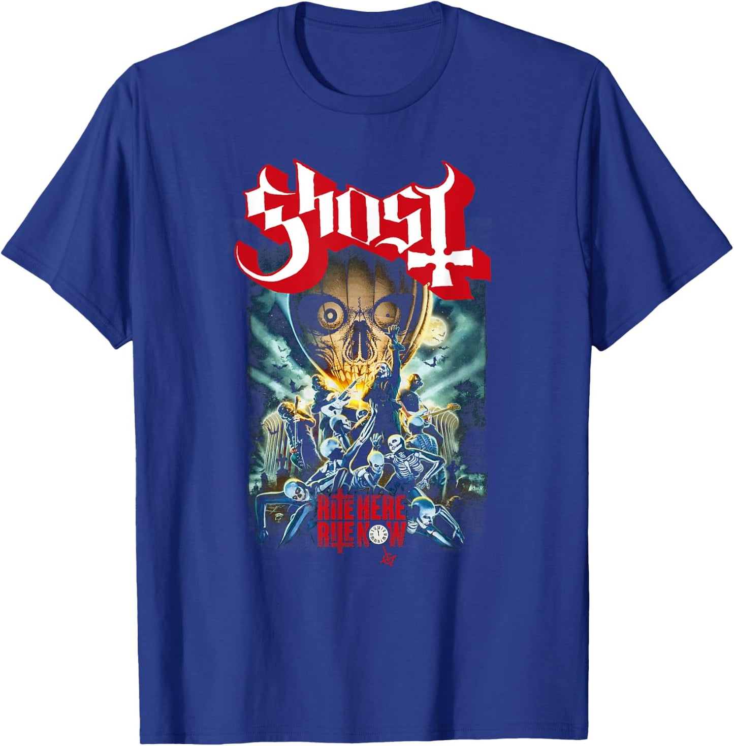 Ghost – Rite Here, Rite Now Poster T-Shirt - T-Shirt | Royal