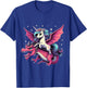 Unicorn Riding Dragon Boys Girls Women Kids Teens Rainbow T-Shirt - T-Shirt | Royal