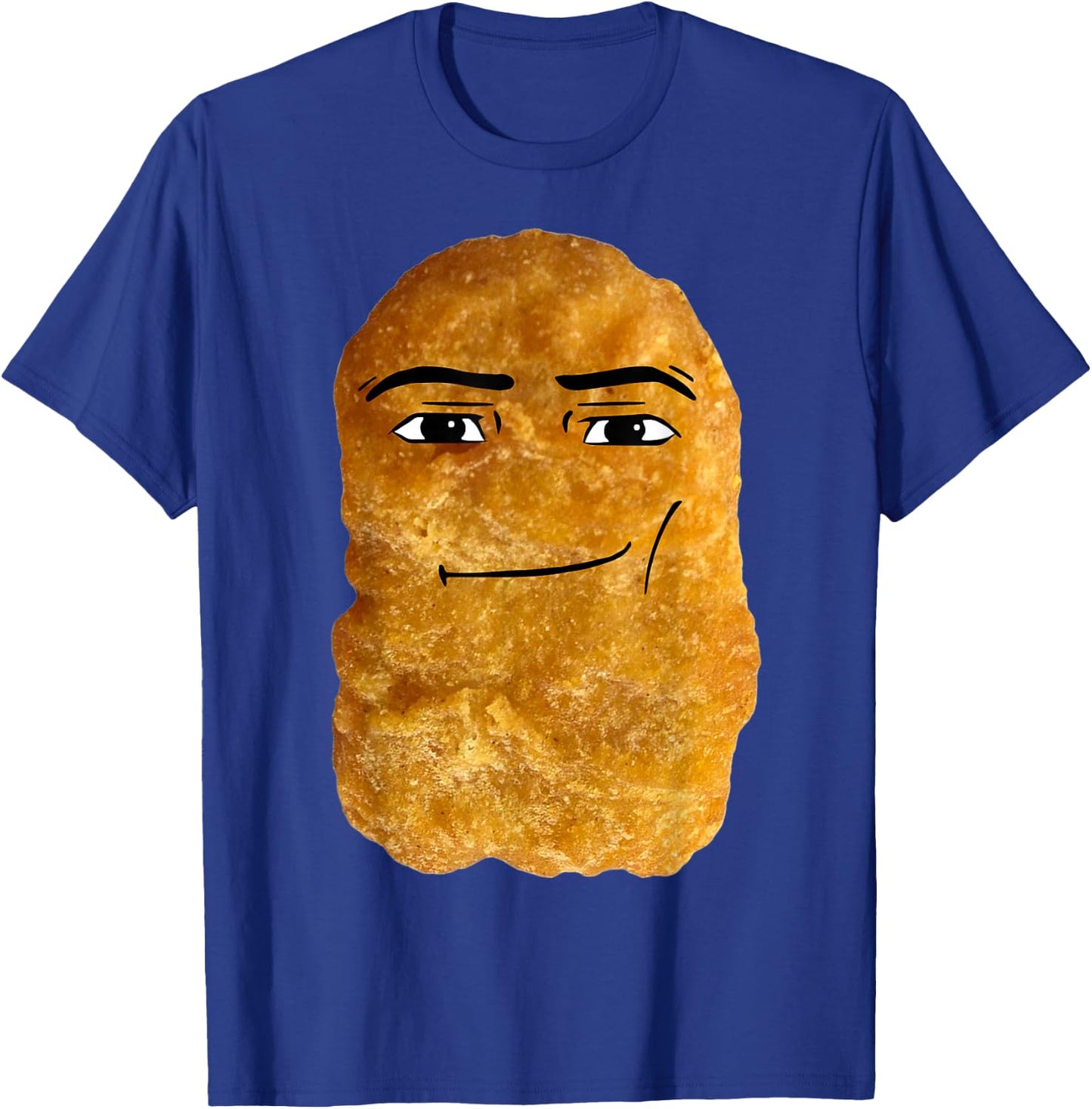Chicken Nugget Meme , Small, Black T-Shirt - T-Shirt | Royal