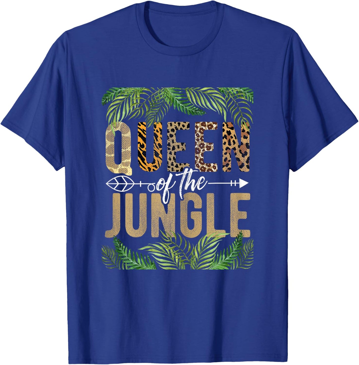 Queen Of The Jungle Queen Jungle Safari Wildlife Animals T-Shirt - T-Shirt | Royal