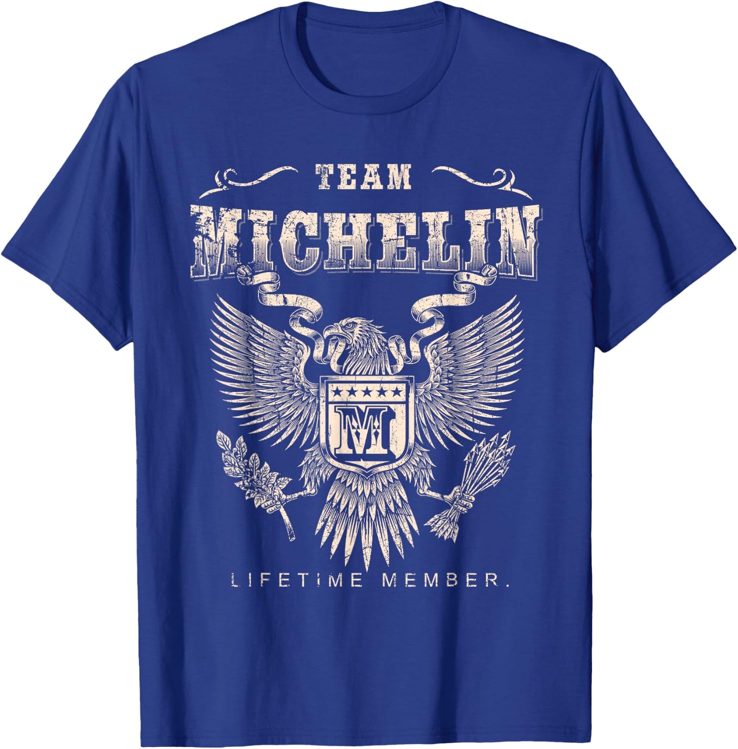 Team Michelin Lifetime Member - Michelin Name T-Shirt - T-Shirt | Royal