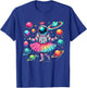 Ballerina Girl Space Astronaut T-Shirt - T-Shirt | Royal