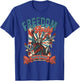 Freedom Rocks July 4th Rock On Patriotic Statue Of Liberty Kids Men T-Shirt - T-Shirt | Royal