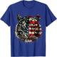 Tiger American Flag T-Shirt - T-Shirt | Royal