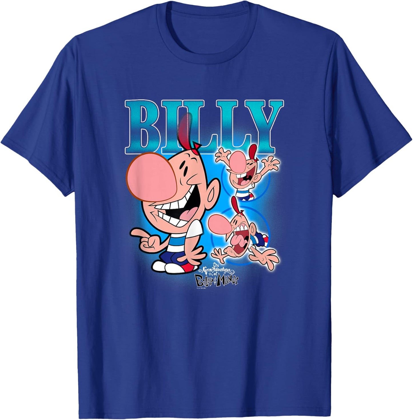 The Grim Adventures of Billy and Mandy Billy Retro Montage T-Shirt - T-Shirt | Royal