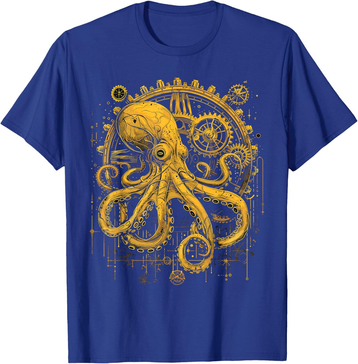 Steam Punk Octopus Steampunk Art T-Shirt - T-Shirt | Royal