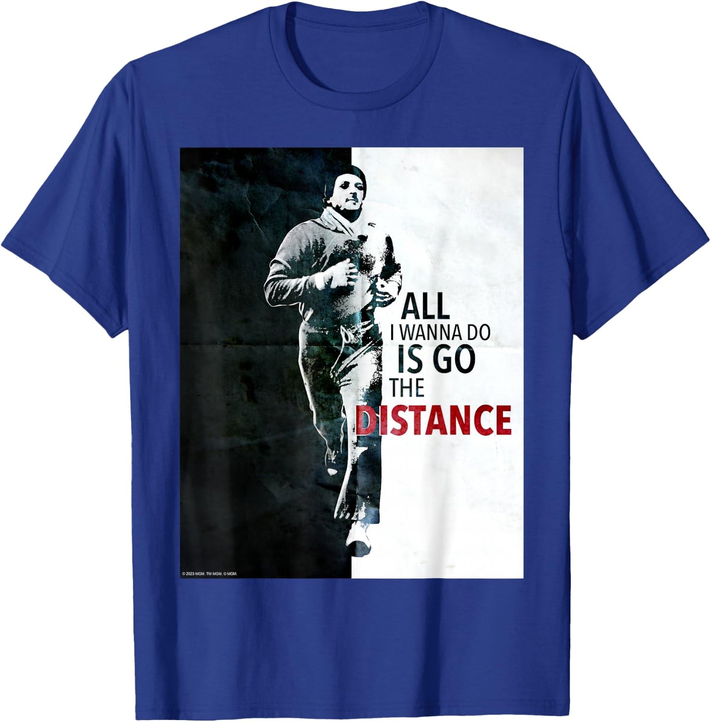 Rocky Go The Distance T-Shirt - T-Shirt | Royal