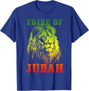 Lion Of Judah Tribe Hebrew Israelite Christian African YHWH T-Shirt - T-Shirt | Royal