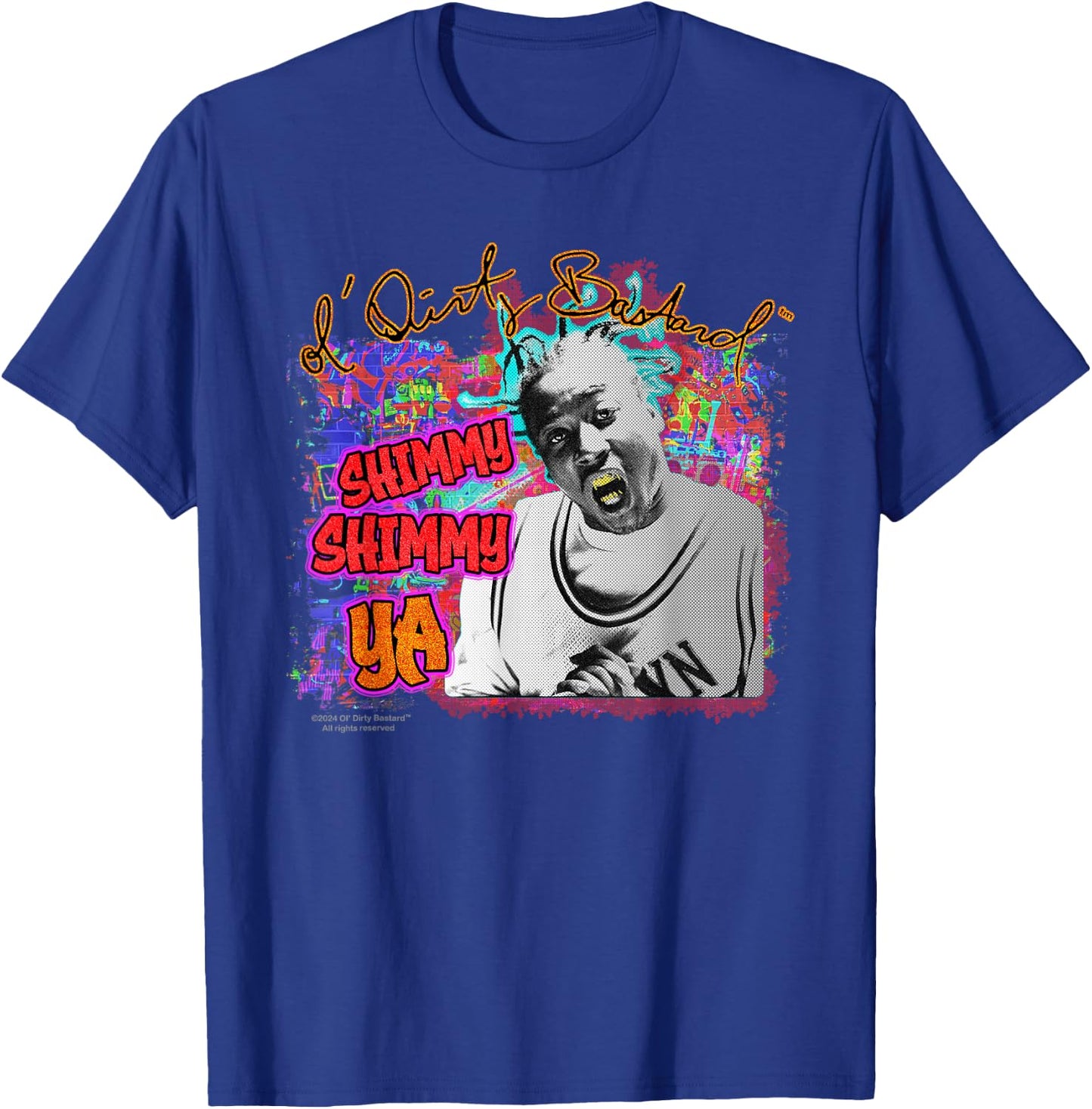 ODB Ol Dirty Ba--ard Official Shimmy Ya Graff 90s Hip Hop T-Shirt - T-Shirt | Royal