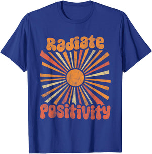 Radiate Positivity T-Shirt - T-Shirt | Royal