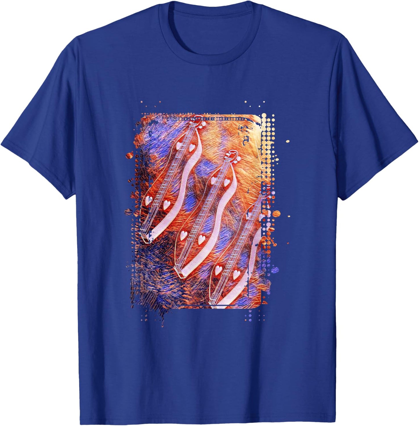 Colorful Dulcimer T-Shirt - T-Shirt | Royal