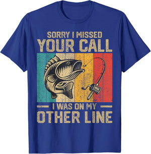 Funny Vintage Fishing Jokes Fisherman Bass Fish T-Shirt - T-Shirt | Royal