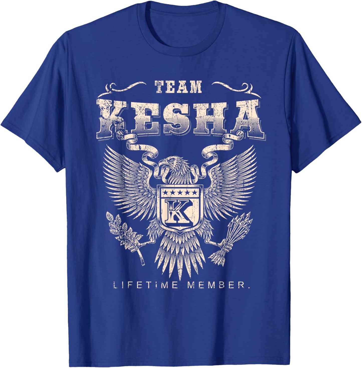 Team Kesha Lifetime Member - Kesha Name T-Shirt - T-Shirt | Royal