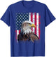 Patriotic Eagle 4th Of July USA American Flag T-Shirt - T-Shirt | Royal