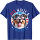 Australian Shepherd Dog 4th of July Red White and Aussie Kids Men T-Shirt - T-Shirt | Royal