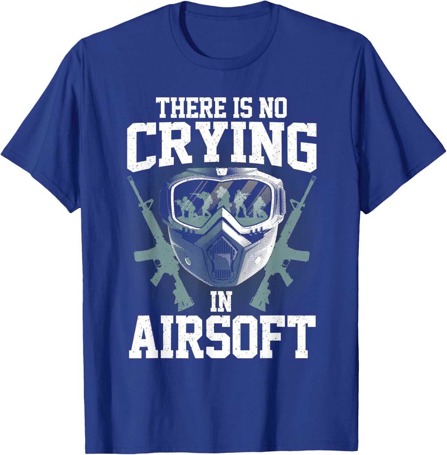 Funny Airsoft Art Women Shooting Airsoft Gun Lover T-Shirt - T-Shirt | Royal