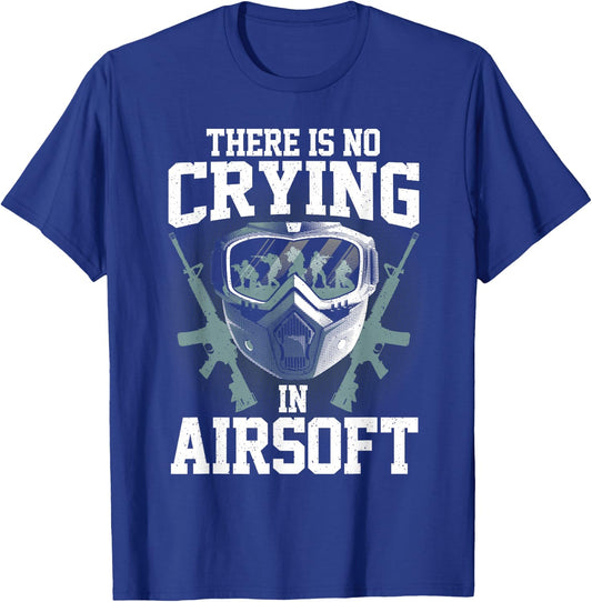 Funny Airsoft Art Women Shooting Airsoft Gun Lover T-Shirt - T-Shirt | Royal