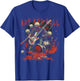 Rock and Blood Zombie Rock Band Rock n Roll Guitar T-Shirt - T-Shirt | Royal