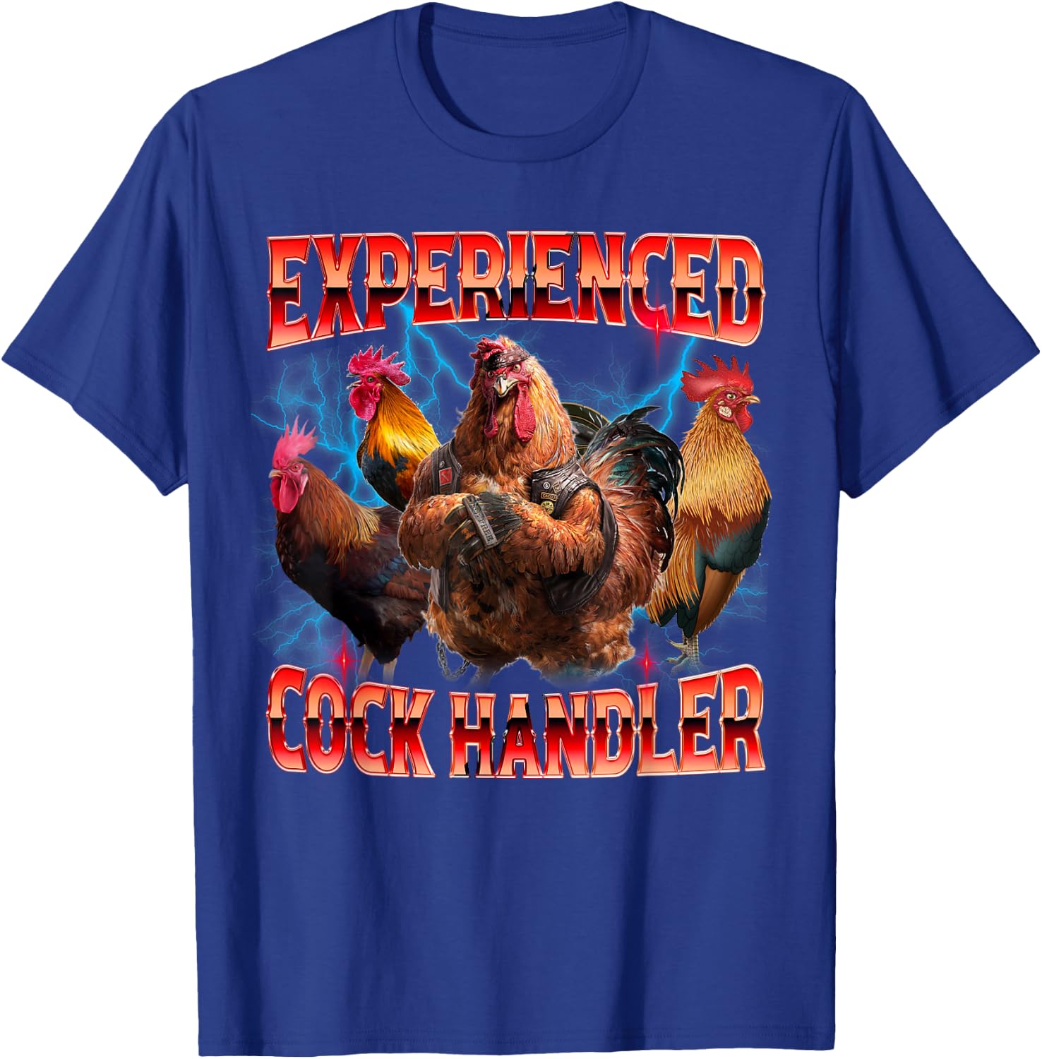 Funny Sayings For Adult Experienced cock handler Meme Dank T-Shirt - T-Shirt | Royal
