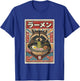 Kawaii Raccoon Retro Vintage Japanese Slurping Ramen Funny T-Shirt - T-Shirt | Royal