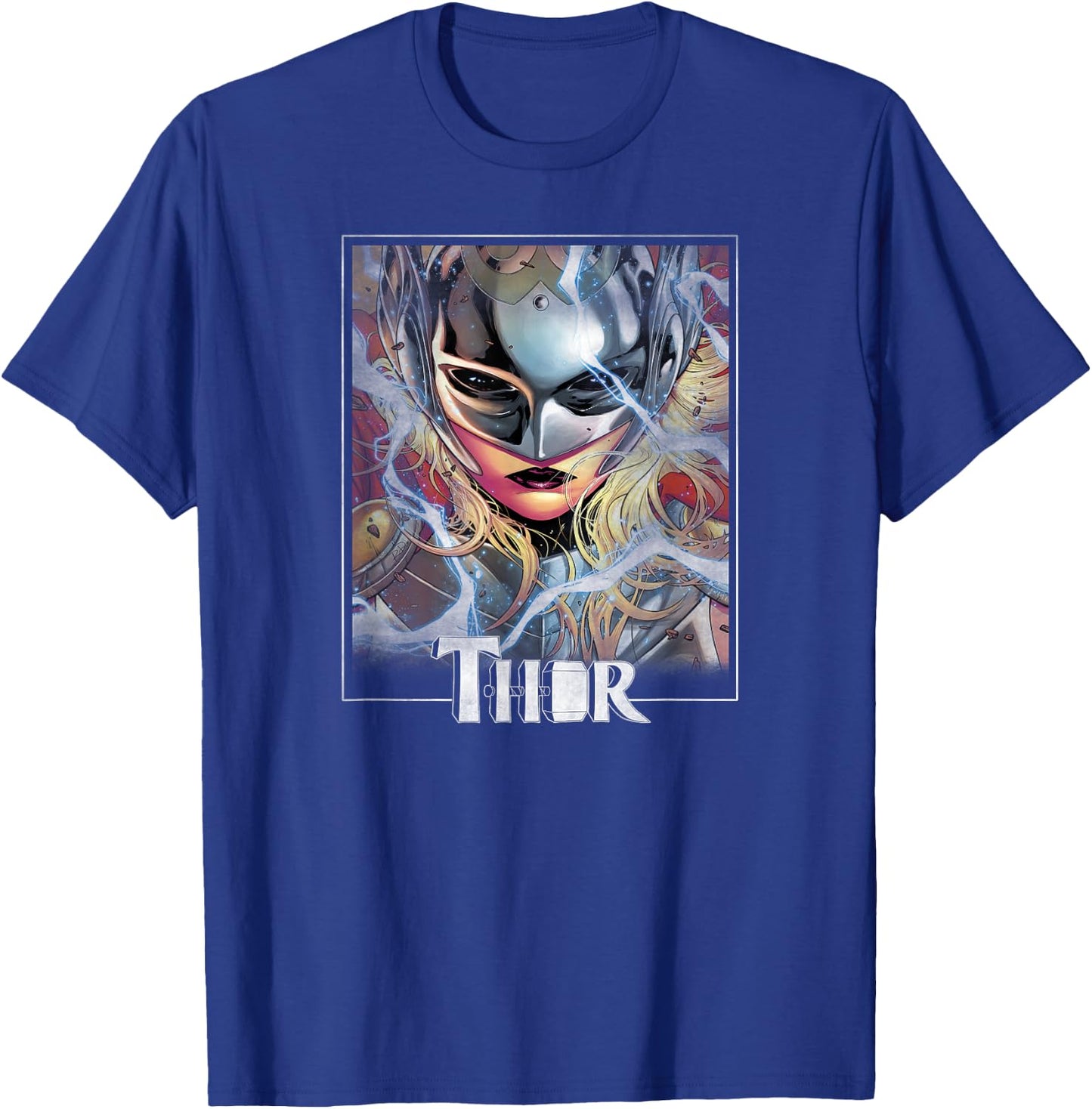 Marvel Jane Foster Mighty Thor Comic Hero Portrait T-Shirt - T-Shirt | Royal