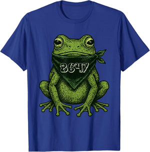 8647 Subtle Floral 86 47 Portland Frog Protest Resist Art T-Shirt - T-Shirt | Royal