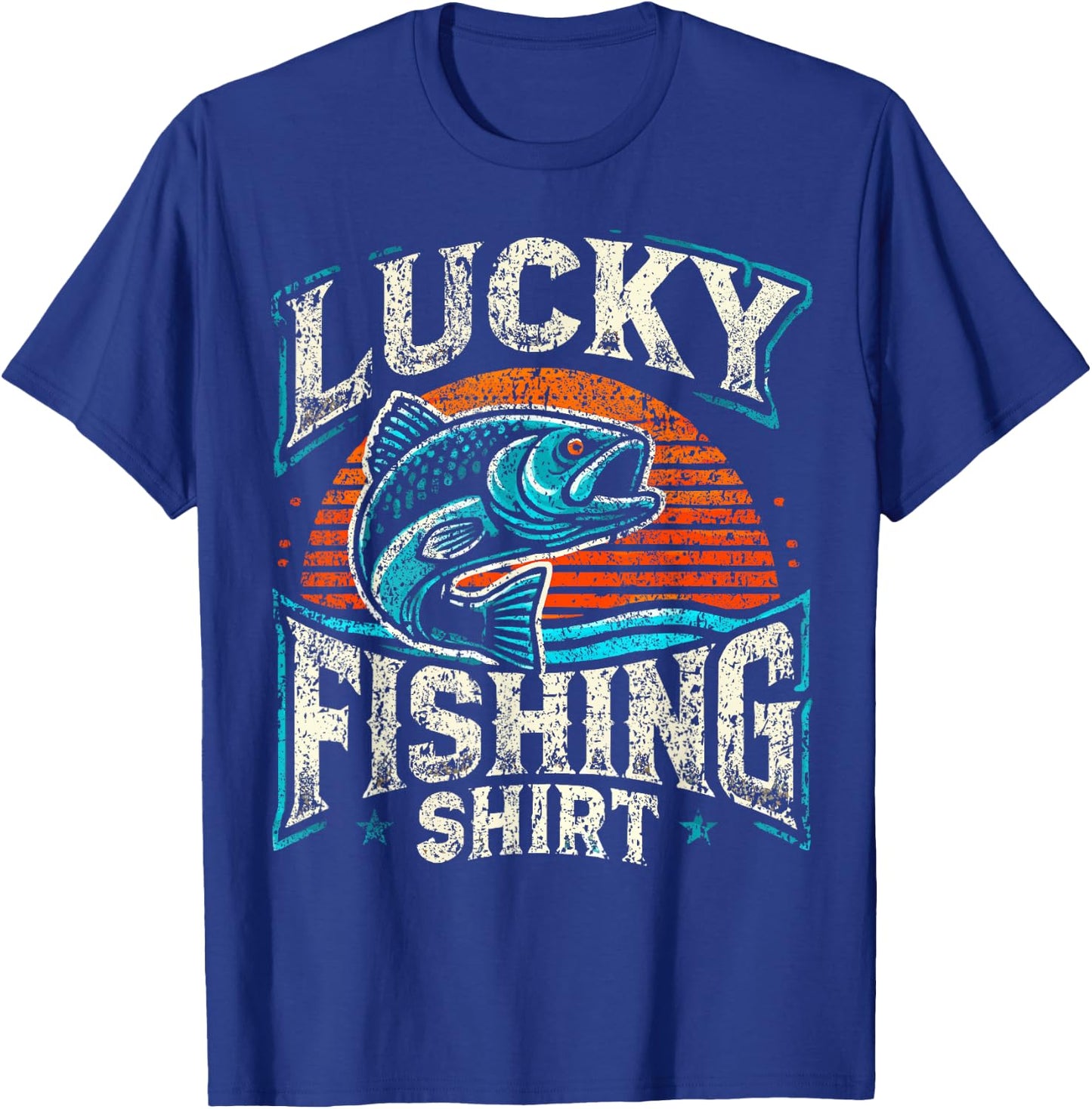 Lucky Fishing T-Shirt - T-Shirt | Royal