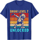 Kids 7 Year Old Birthday Dabbing Boy Bruh 7th Level Unlocked T-Shirt - T-Shirt | Royal