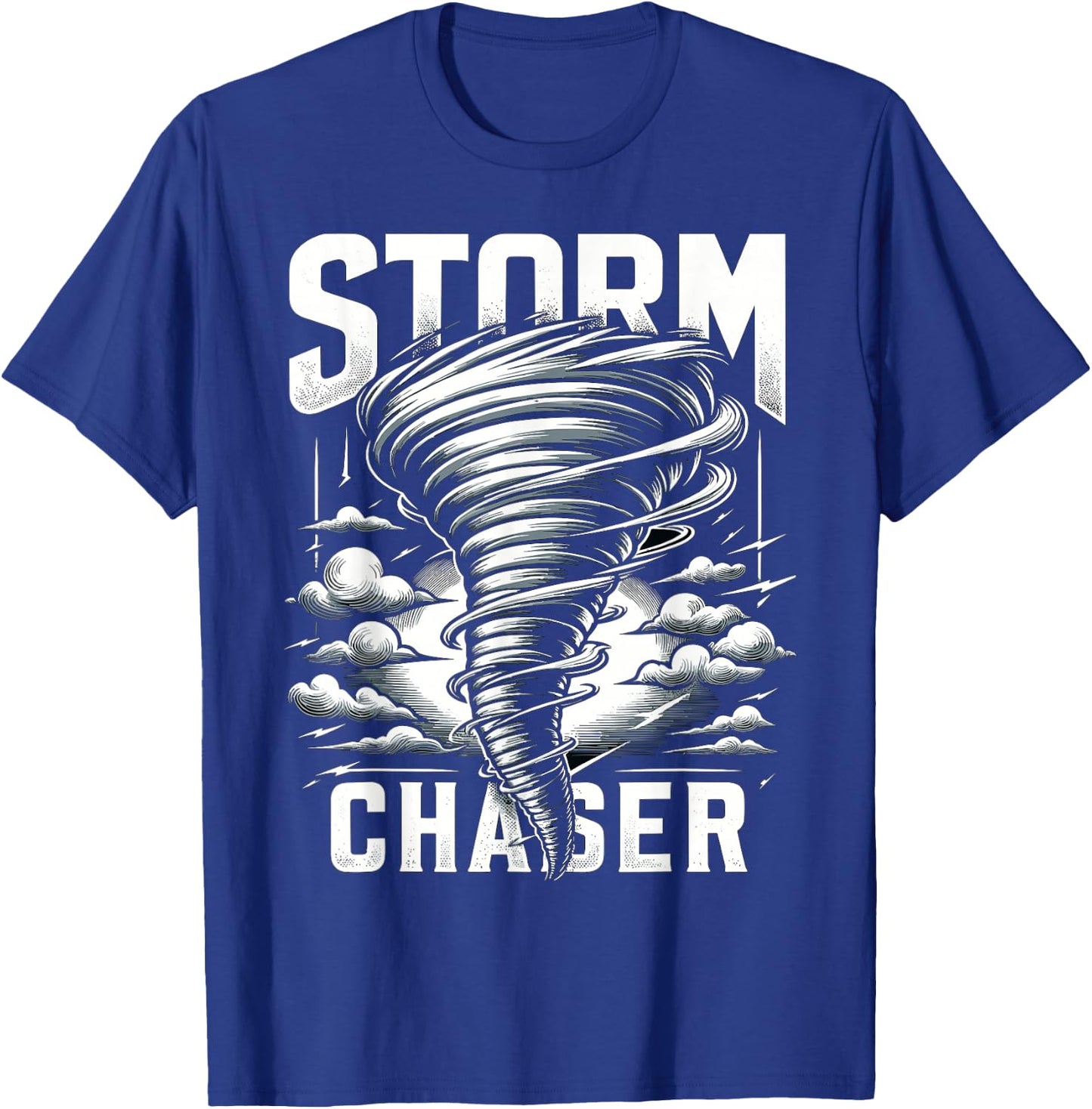 Storm Chaser Storm Chasing Meteorologists Meteorology T-Shirt - T-Shirt | Royal