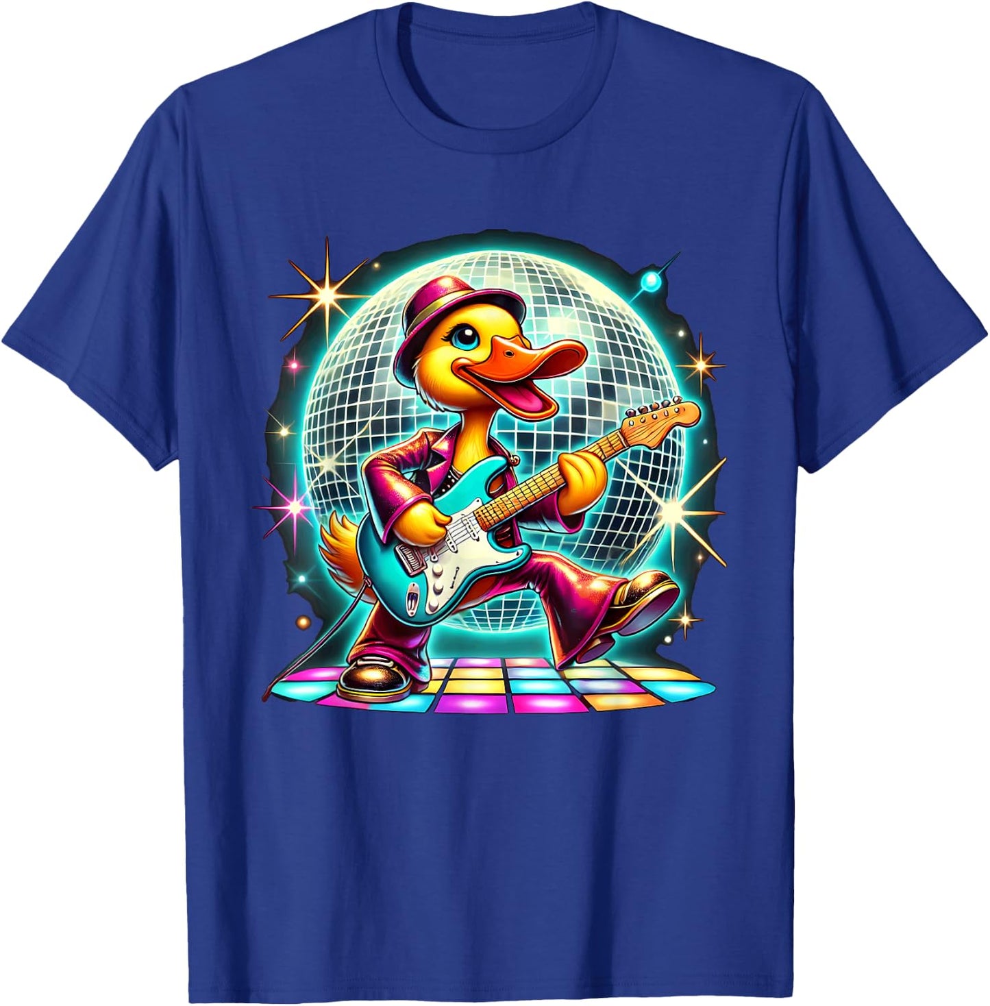 Aesthetic Duck Disco Dancer T-Shirt - T-Shirt | Royal