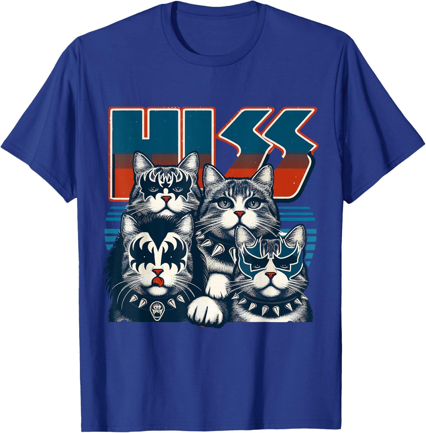 Cat Hiss, Funny Cat Lover, Cat Owner, Cat Humor T-Shirt - T-Shirt | Royal