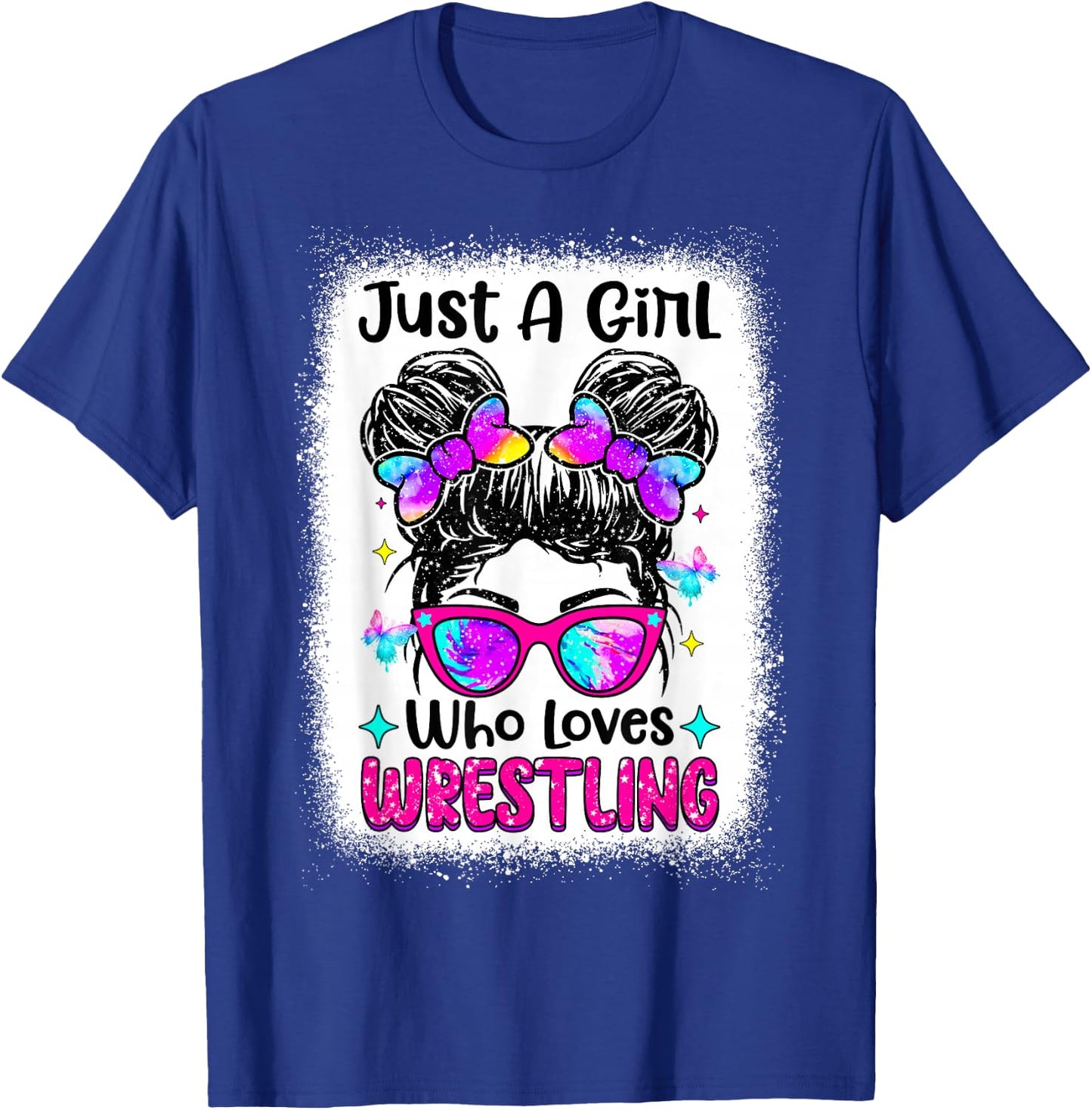 Just A Girl Who Loves Wrestling - Wrestler Girl & Women T-Shirt - T-Shirt | Royal
