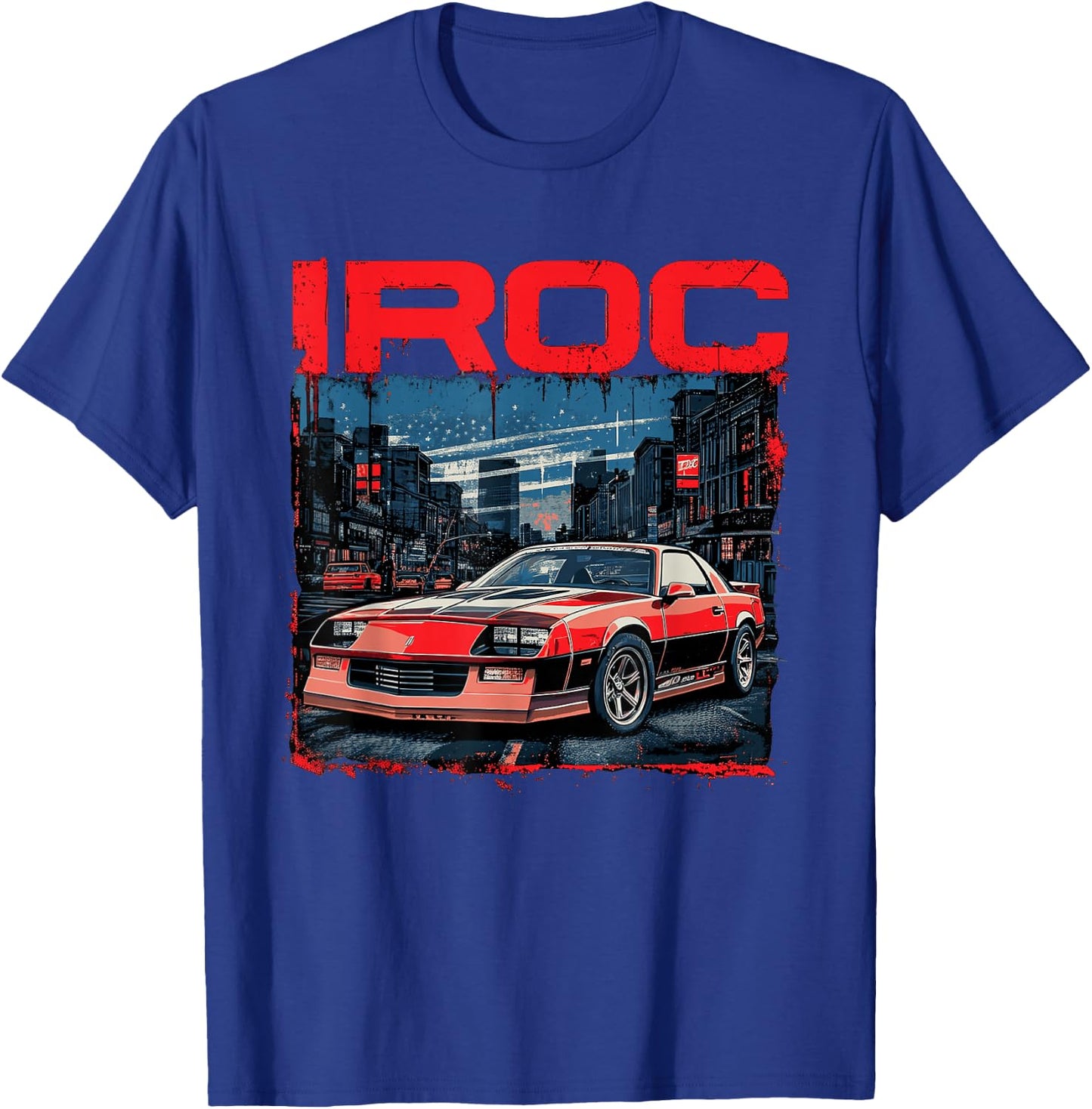 IROC 1980's, IROC-Z Muscle Car American Muscle Retro classic T-Shirt - T-Shirt | Royal