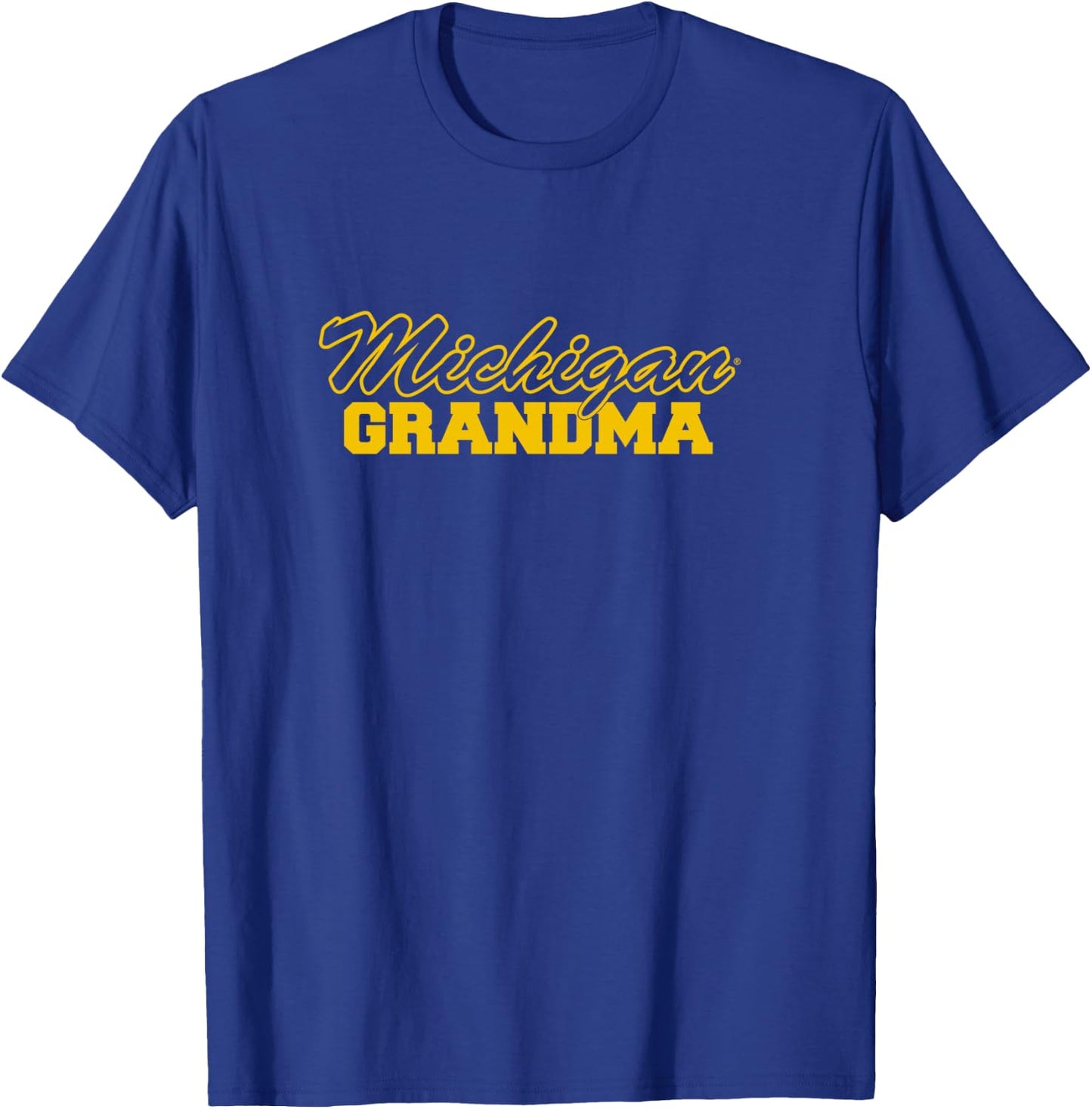 University of Michigan Wolverines U of M Grandma T-Shirt - T-Shirt | Royal