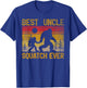 Best Uncle Squatch Ever Sasquatch Bigfoot Father's Day T-Shirt - T-Shirt | Royal