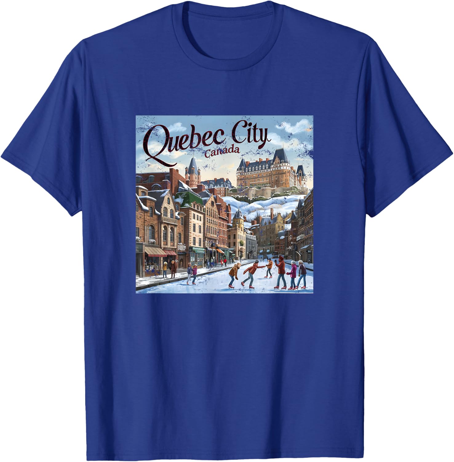 Quebec City Canada T-Shirt - T-Shirt | Royal