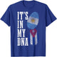 Cuba Argentina It's In My DNA Argentinian Pride Cuban Roots T-Shirt - T-Shirt | Royal