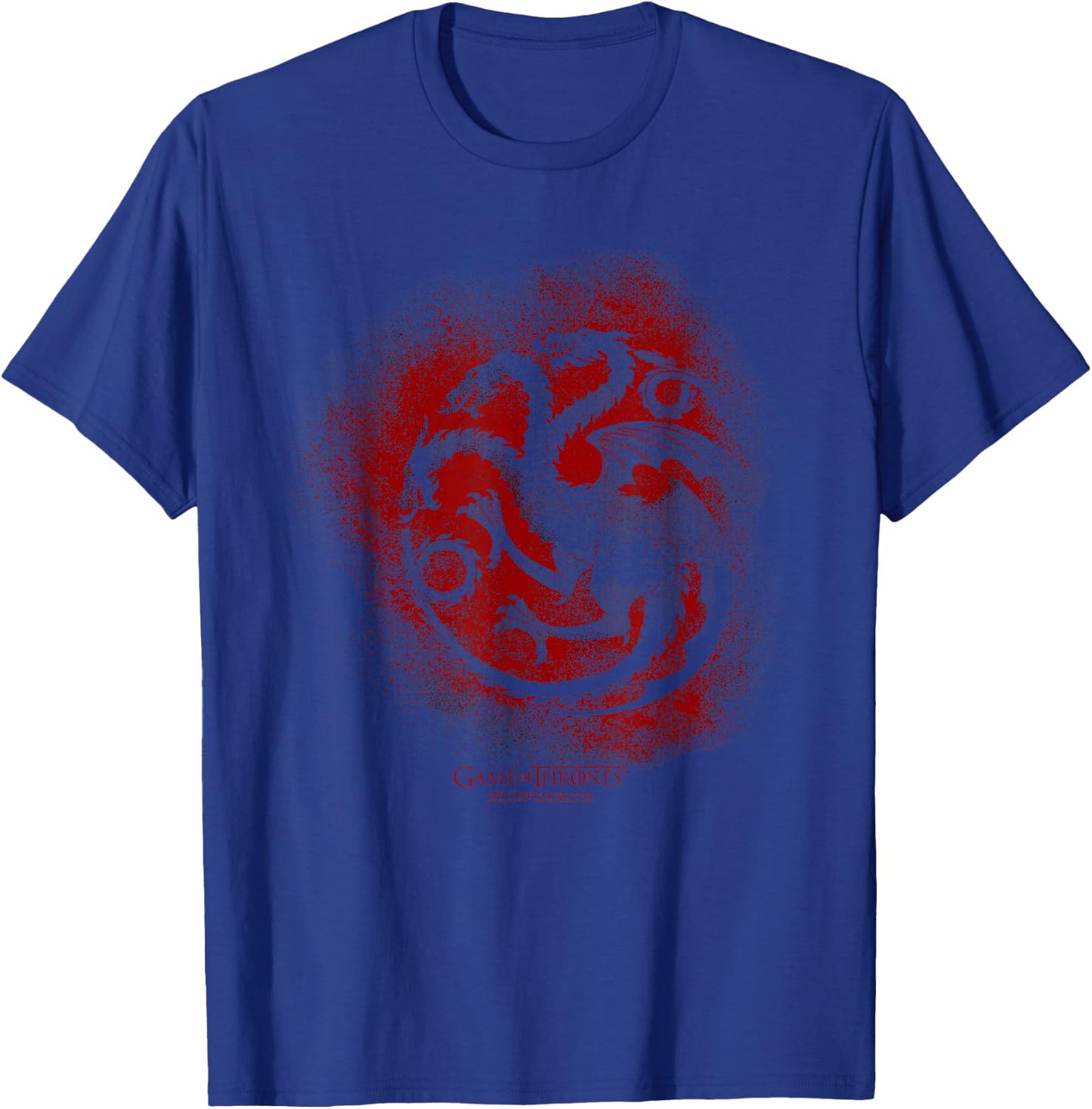 Game of Thrones Targaryen Sprayed Outline Sigil T-Shirt - T-Shirt | Royal