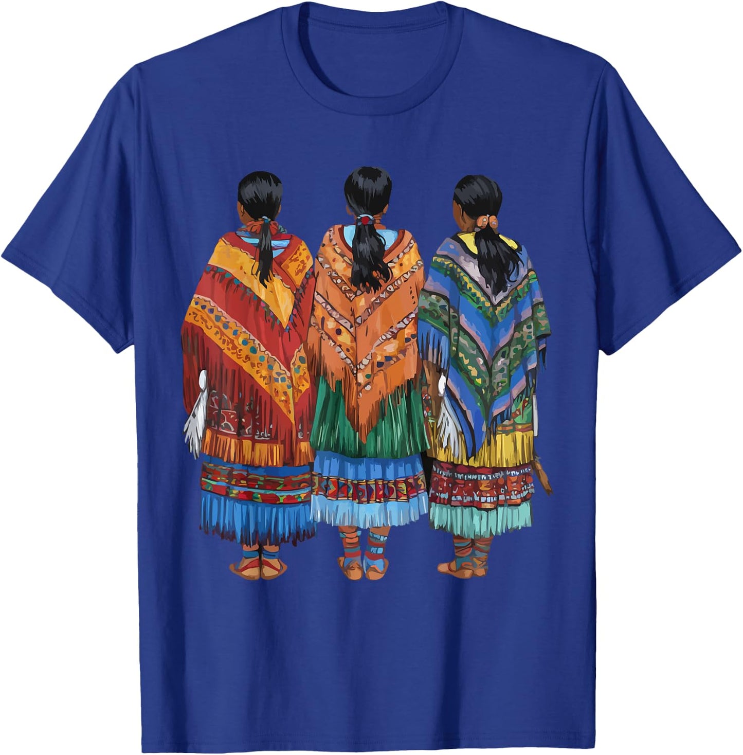 Indigenous People Mexico Native American Tarahumara Tribe T-Shirt - T-Shirt | Royal