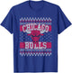 NBA Chicago Bulls Ugly Christmas Sweater Style T-Shirt - T-Shirt | Royal